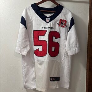 10 Yr Nike Houston Texans Brian Cushing Stitched Jersey Sz 40